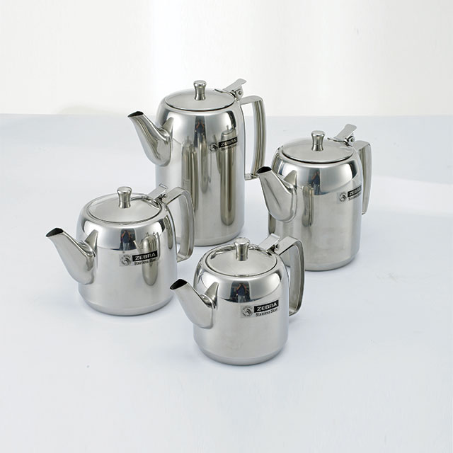 Stainless Steel Teapot with Filter, 1.5 Liter, Zebra Thailand